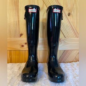 Hunter Original High Gloss Tall Waterproof Rain Boot